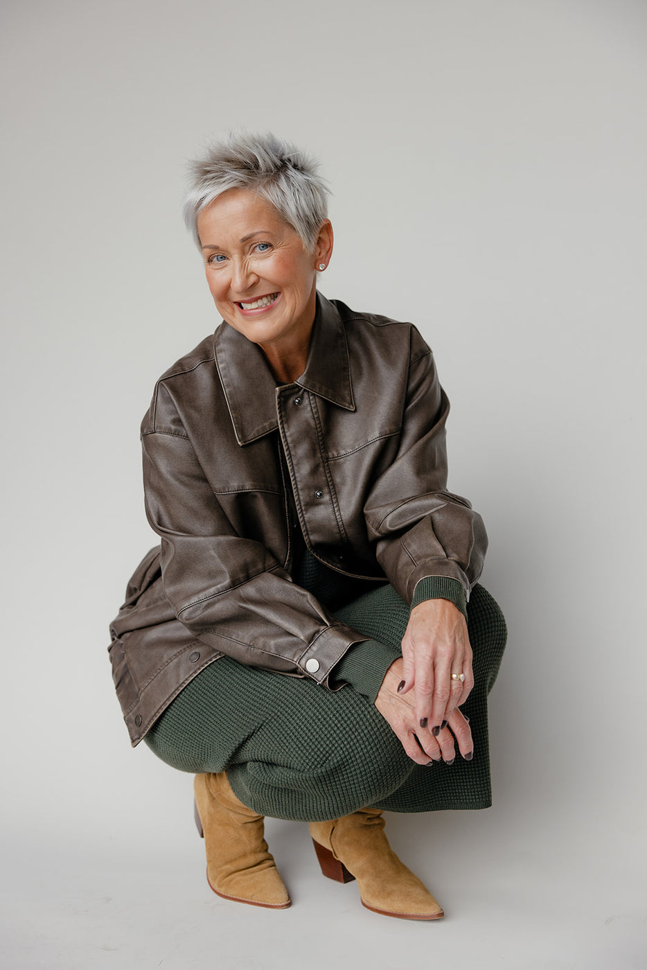 Brantley Waffle Textured Skirt