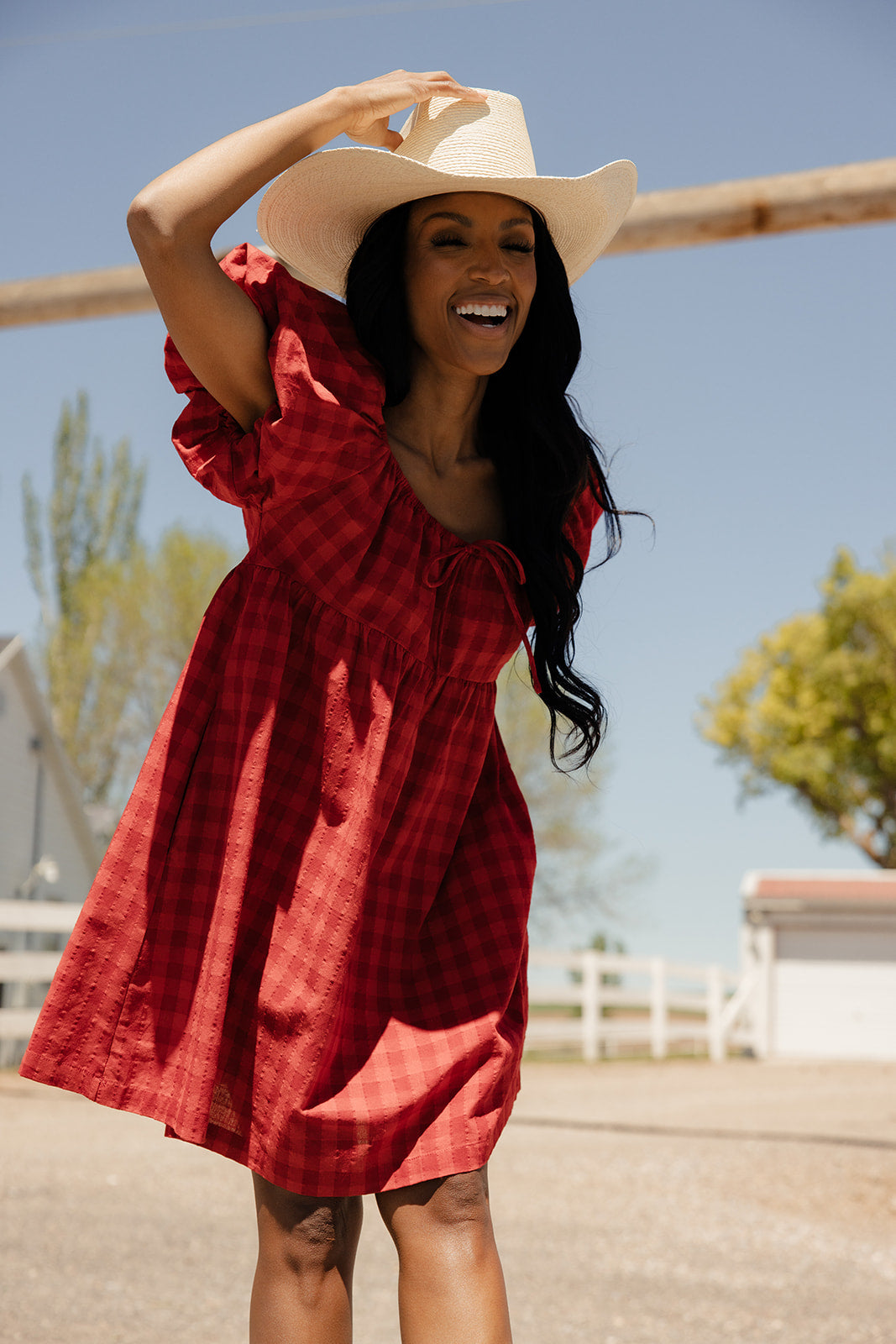 County Fair Gingham Dress
