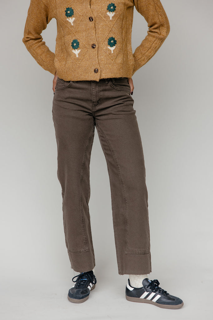 Free People Risk Taker Mid Rise Straight Jeans