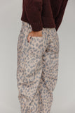 Free People Good Luck Printed Barrel Jeans