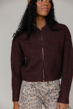 Rosewood Zip Sweater