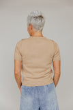 Sandstone Knit Tee