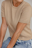 Sandstone Knit Tee