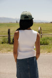 Golden Glow Button Tank