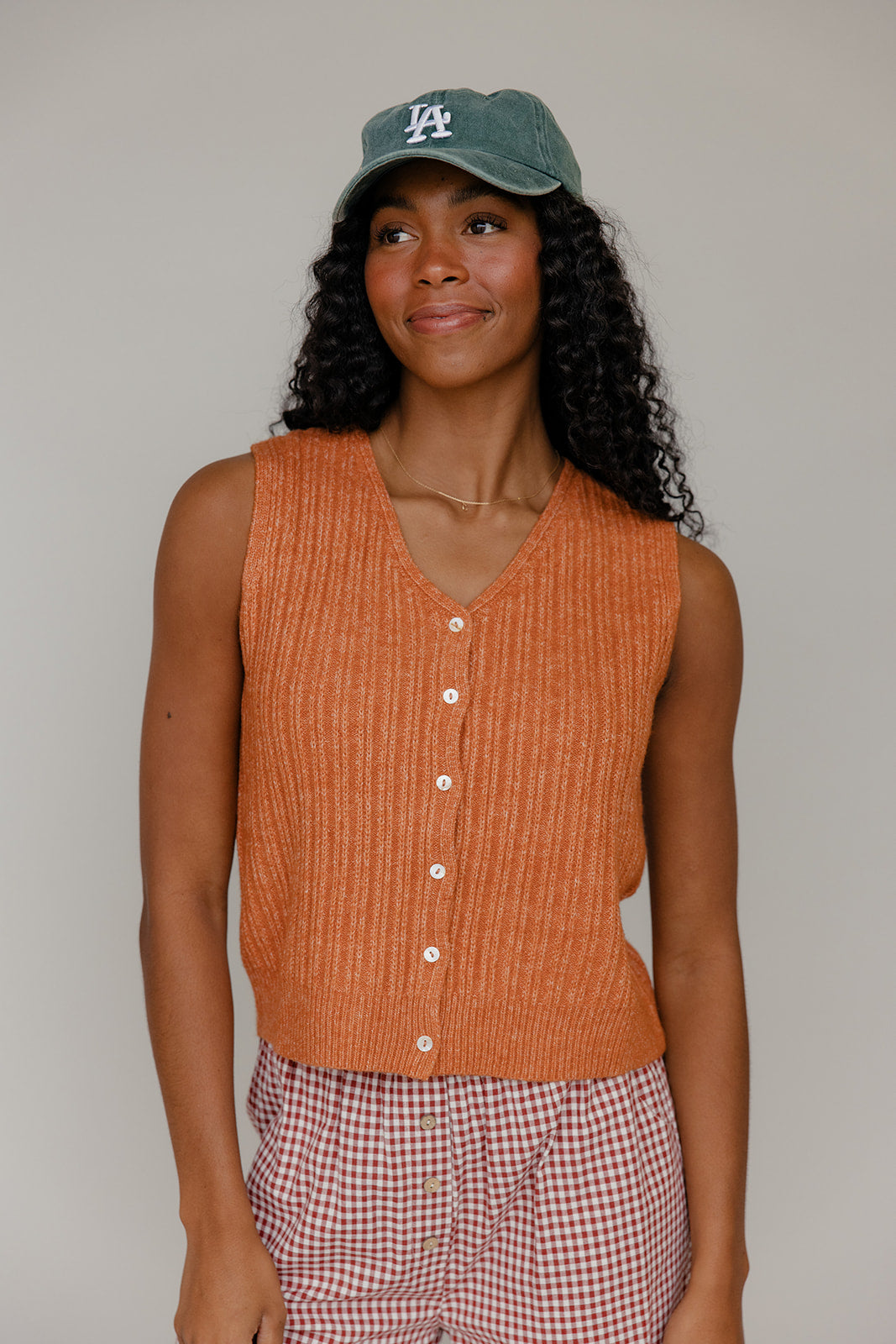 Sunset Groove Ribbed Vest