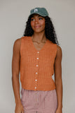 Sunset Groove Ribbed Vest