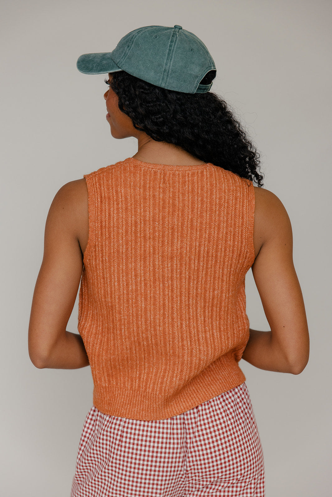 Sunset Groove Ribbed Vest
