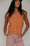 Sunset Groove Ribbed Vest