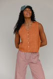 Sunset Groove Ribbed Vest