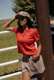 Main Street Button Blouse