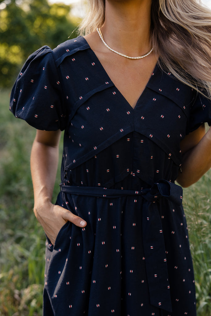 Lorelei Embroidered MOM Dress