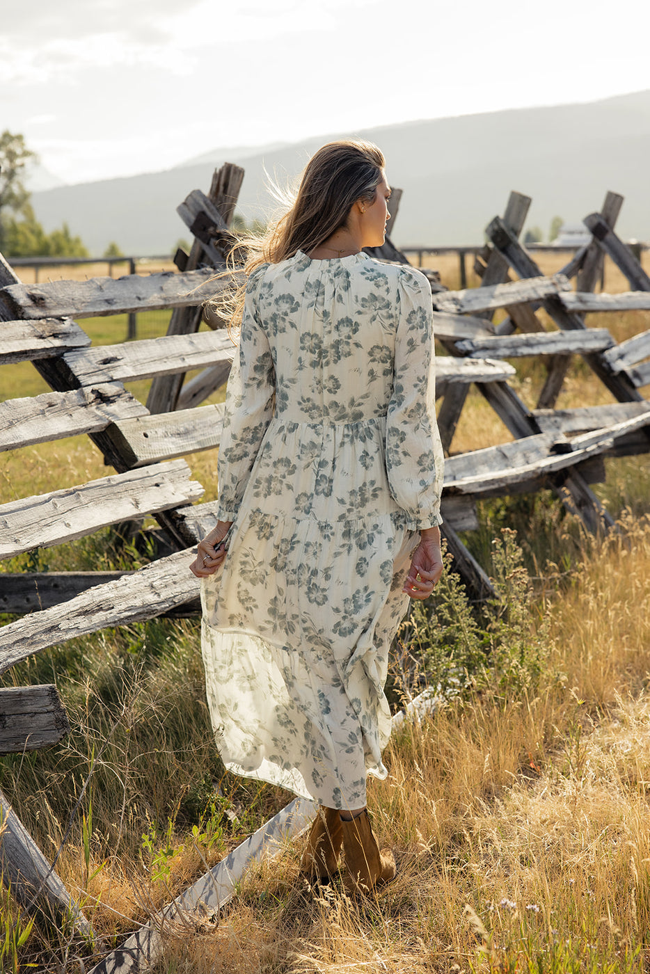 a woman in a white dress