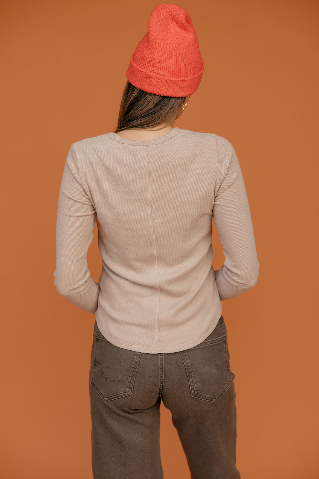 Cinder Henley Pocket Tee