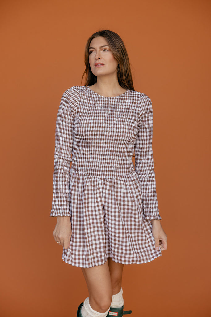 Harvest Check Gingham Dress
