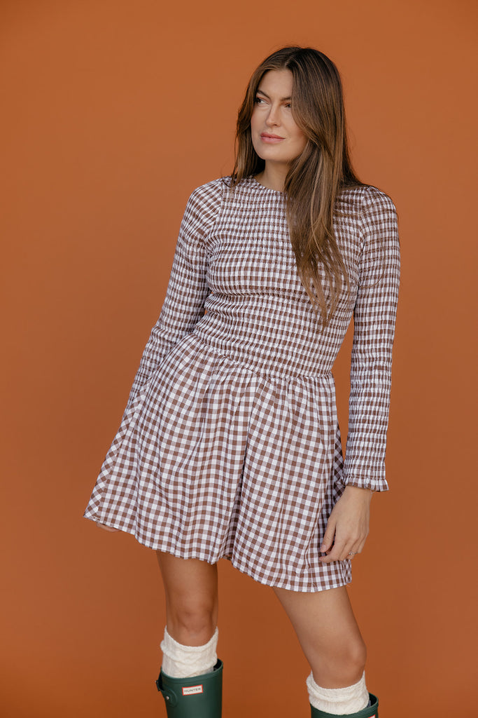 Harvest Check Gingham Dress