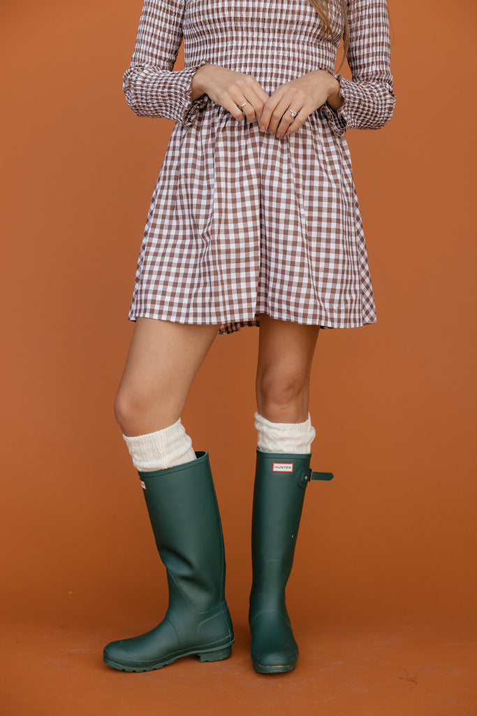 Harvest Check Gingham Dress
