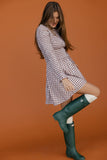 Harvest Check Gingham Dress