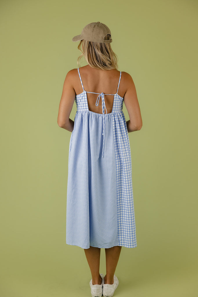 Lost In Your Arms Gingham Dress