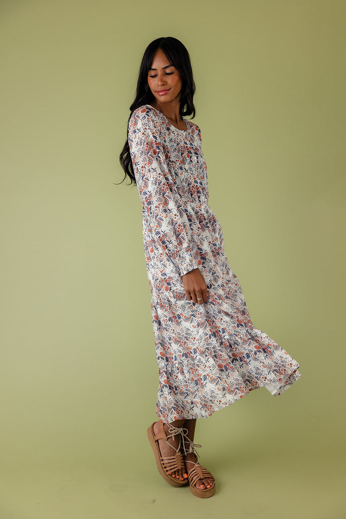 Wisteria Dream Floral Maxi