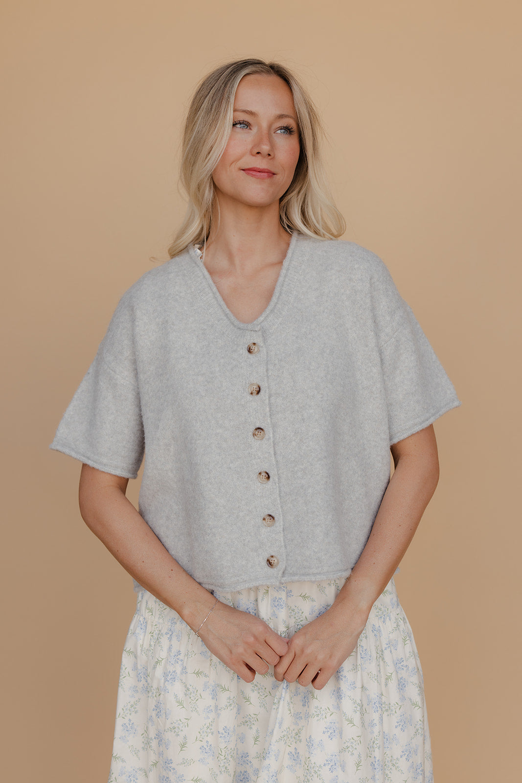 Can’t Buy Me Love Short Sleeve Cardi