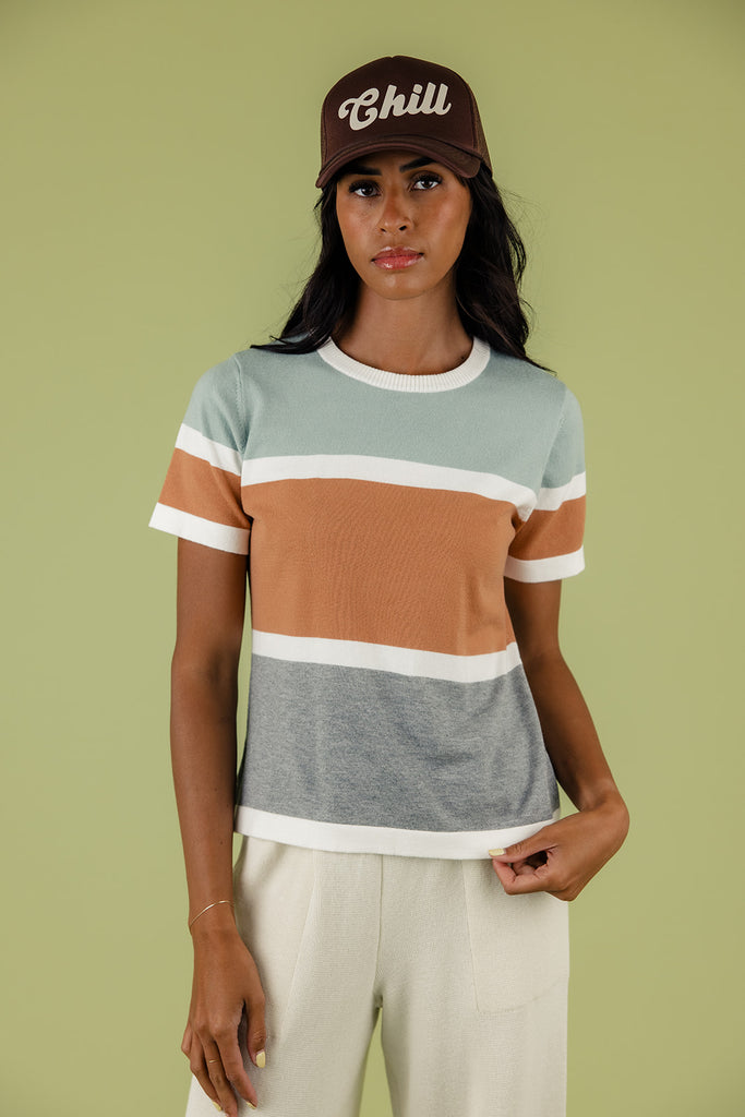 Alexis Stripe Knit Top