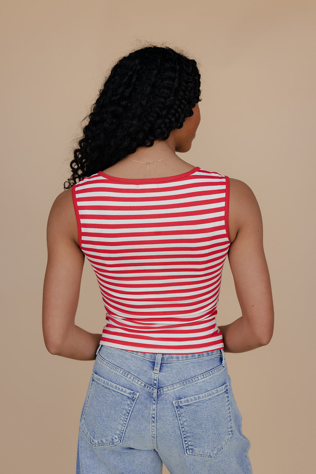 Summer Sweet Stripe Tank