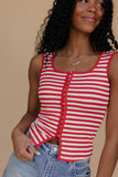 Summer Sweet Stripe Tank