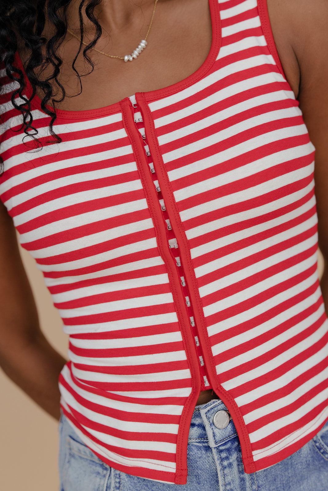Summer Sweet Stripe Tank