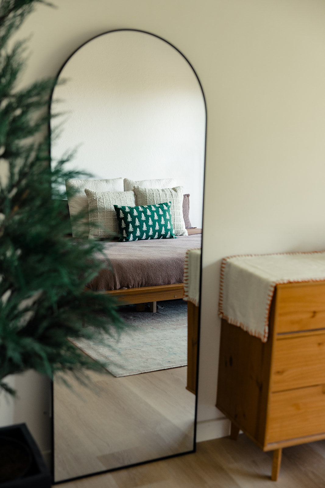 Wilde Pine Tree Lumbar Pillow