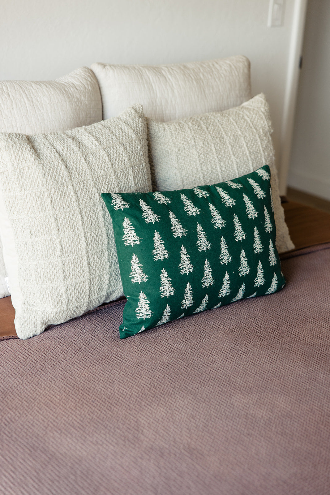 Wilde Pine Tree Lumbar Pillow