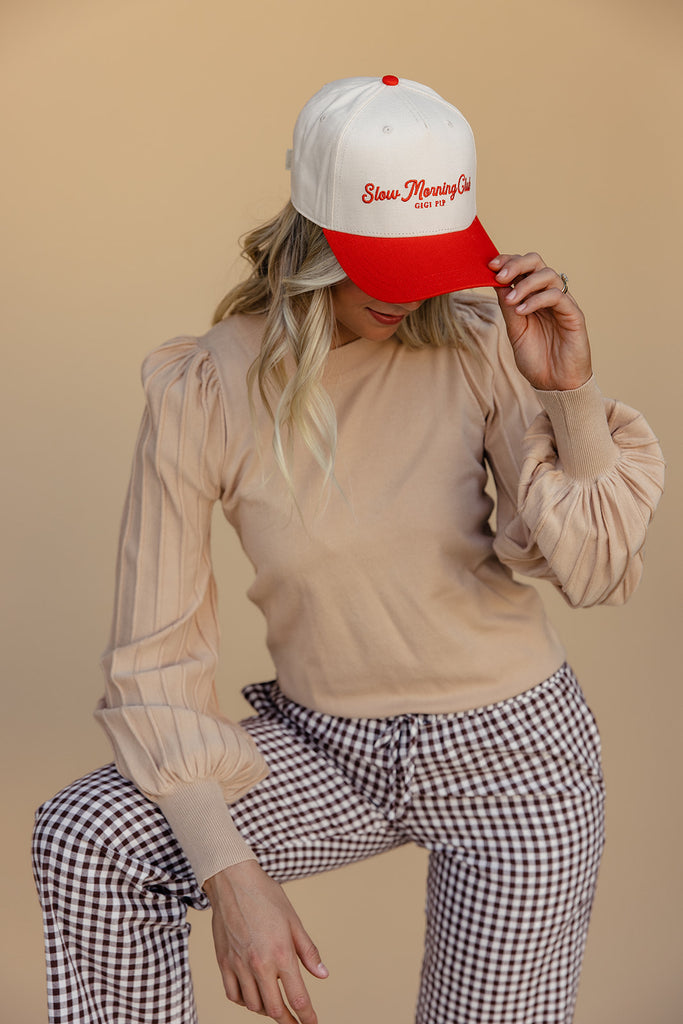 Slow Morning Club Canvas Trucker Hat