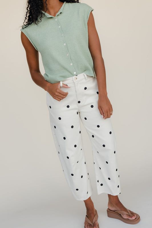 Cream Soda Polkadot Pants