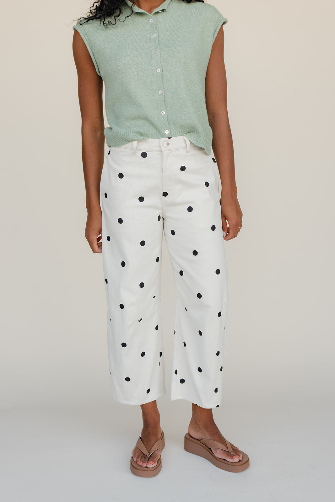 Cream Soda Polkadot Pants