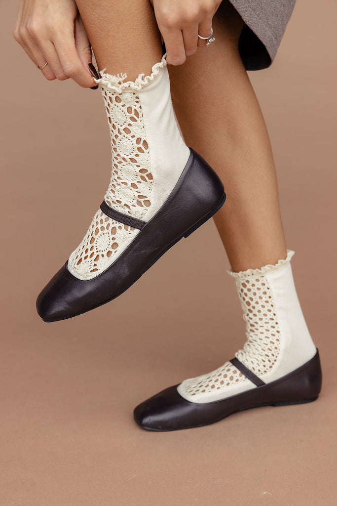 Free People Rubies Crochet Socks