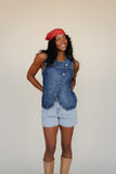 Free People Maris Denim Vest