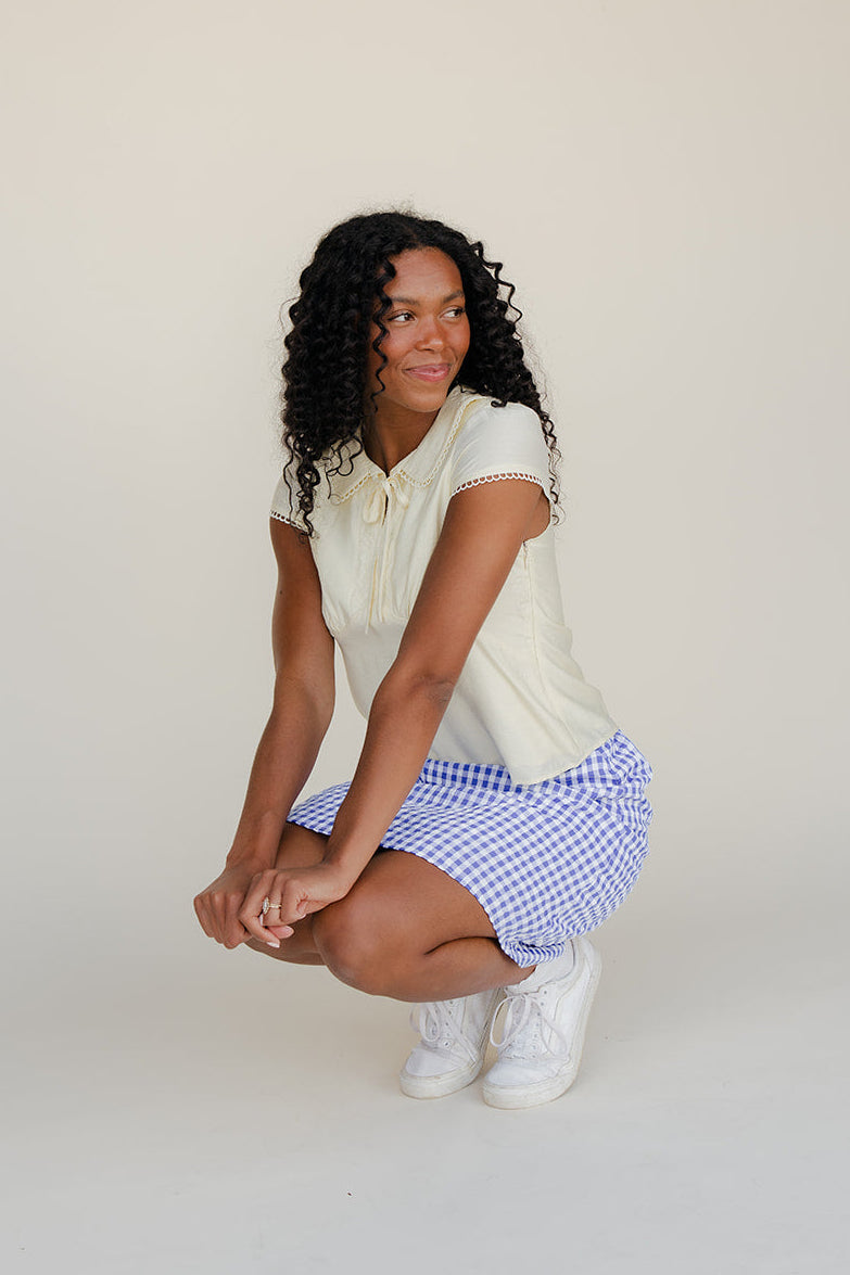 Honey Tie Neck Blouse