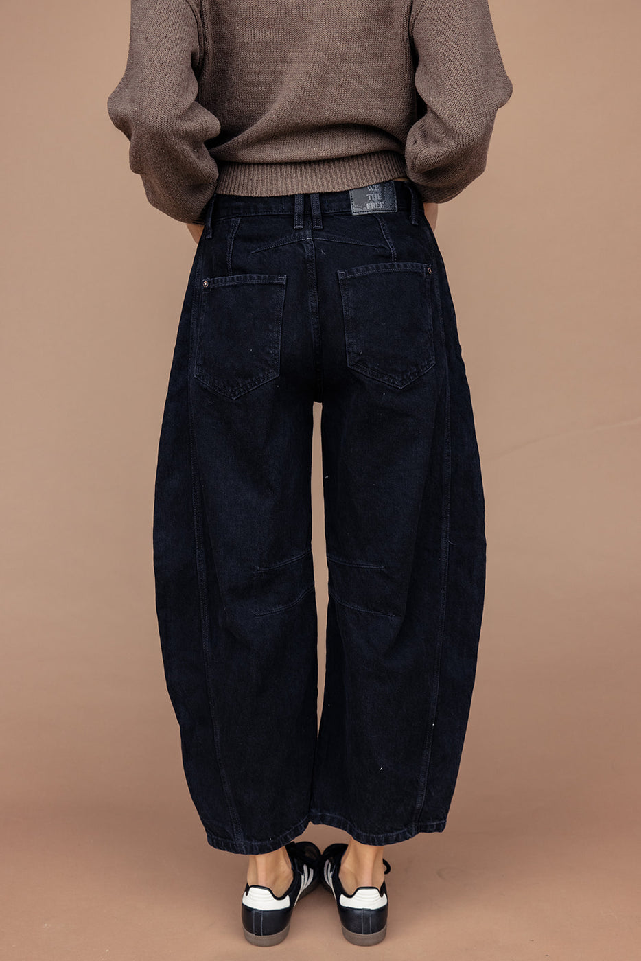 Free People Good Luck Mid Rise Barrel Jeans