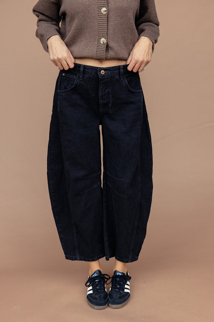 Free People Good Luck Mid Rise Barrel Jeans