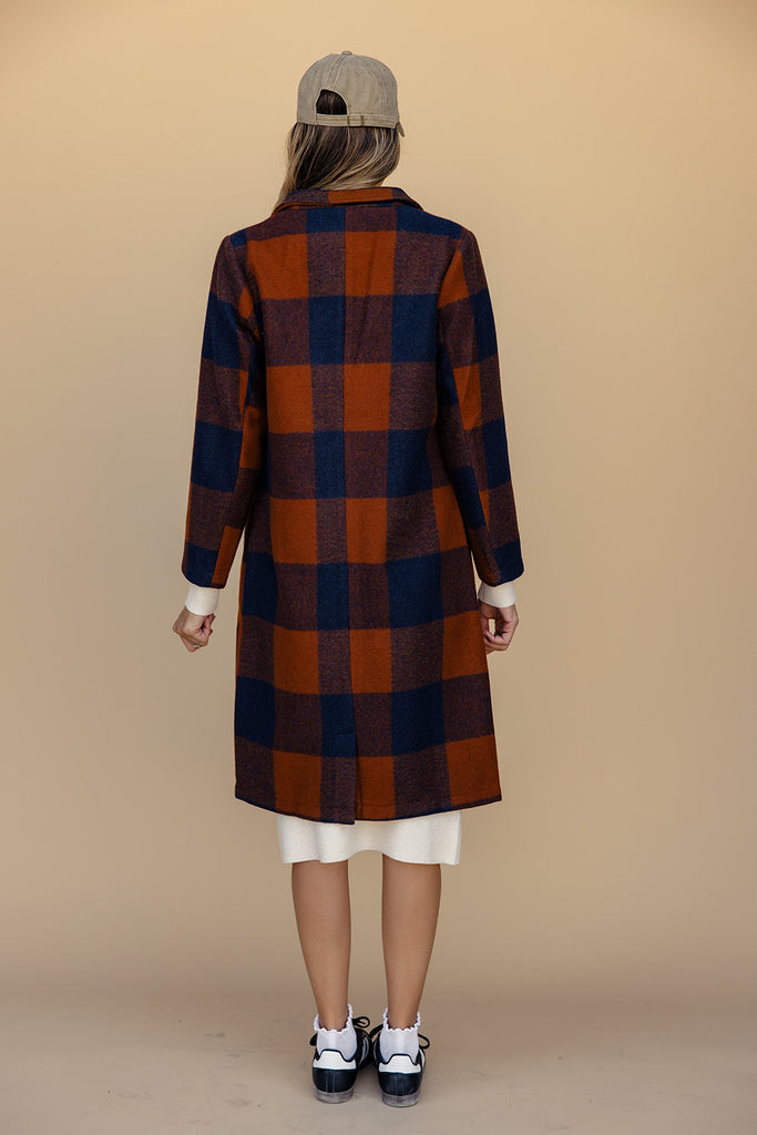 SALT Mount Royal Buffalo Plaid Coat