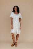 Coastal Bay Puff Sleeve Dress