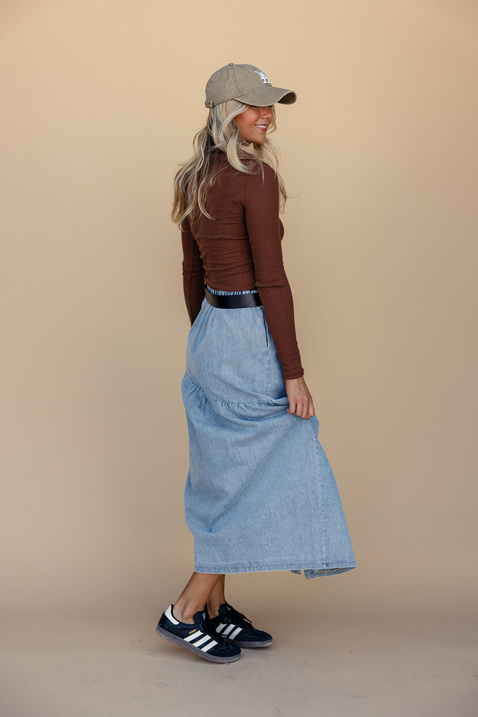 Be My Baby Denim Skirt