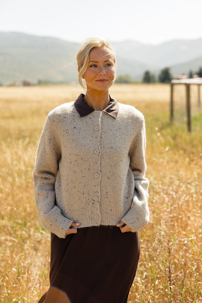 Defying Gravity Speckled Cardigan