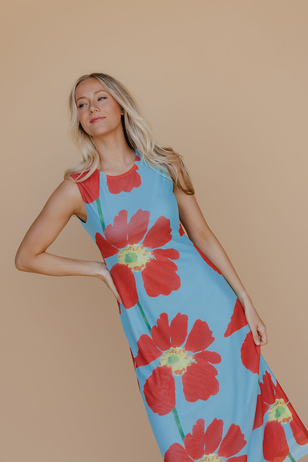 Poppy Sky Midi