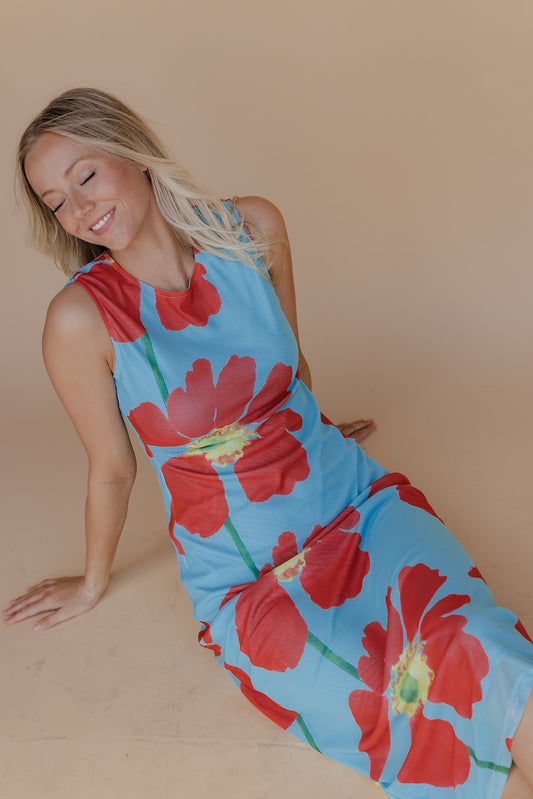 Poppy Sky Midi