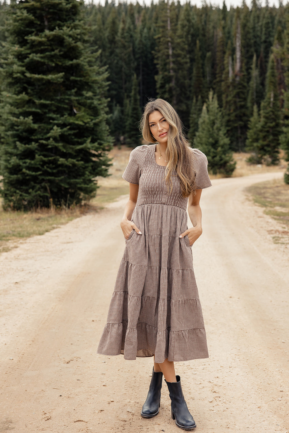 The Ava Mae Gingham Dress – ROOLEE