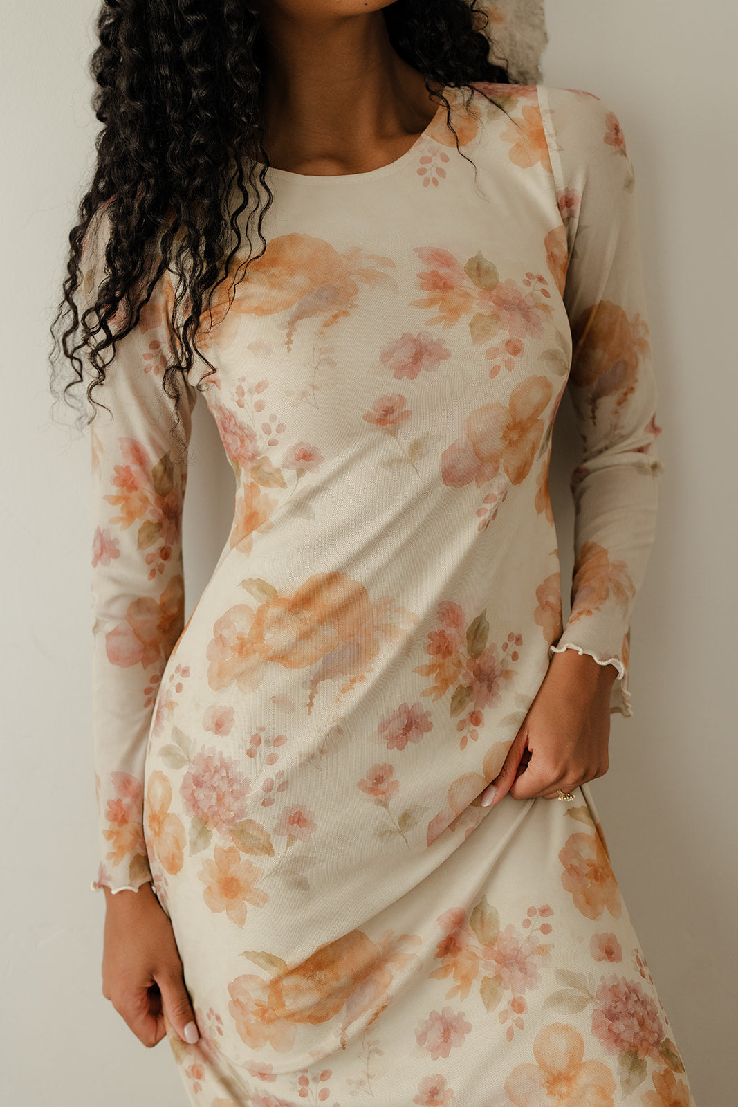 Saffron Garden Maxi Dress