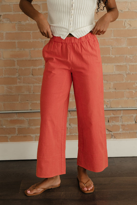 Cherry Pop Wide Leg Pants