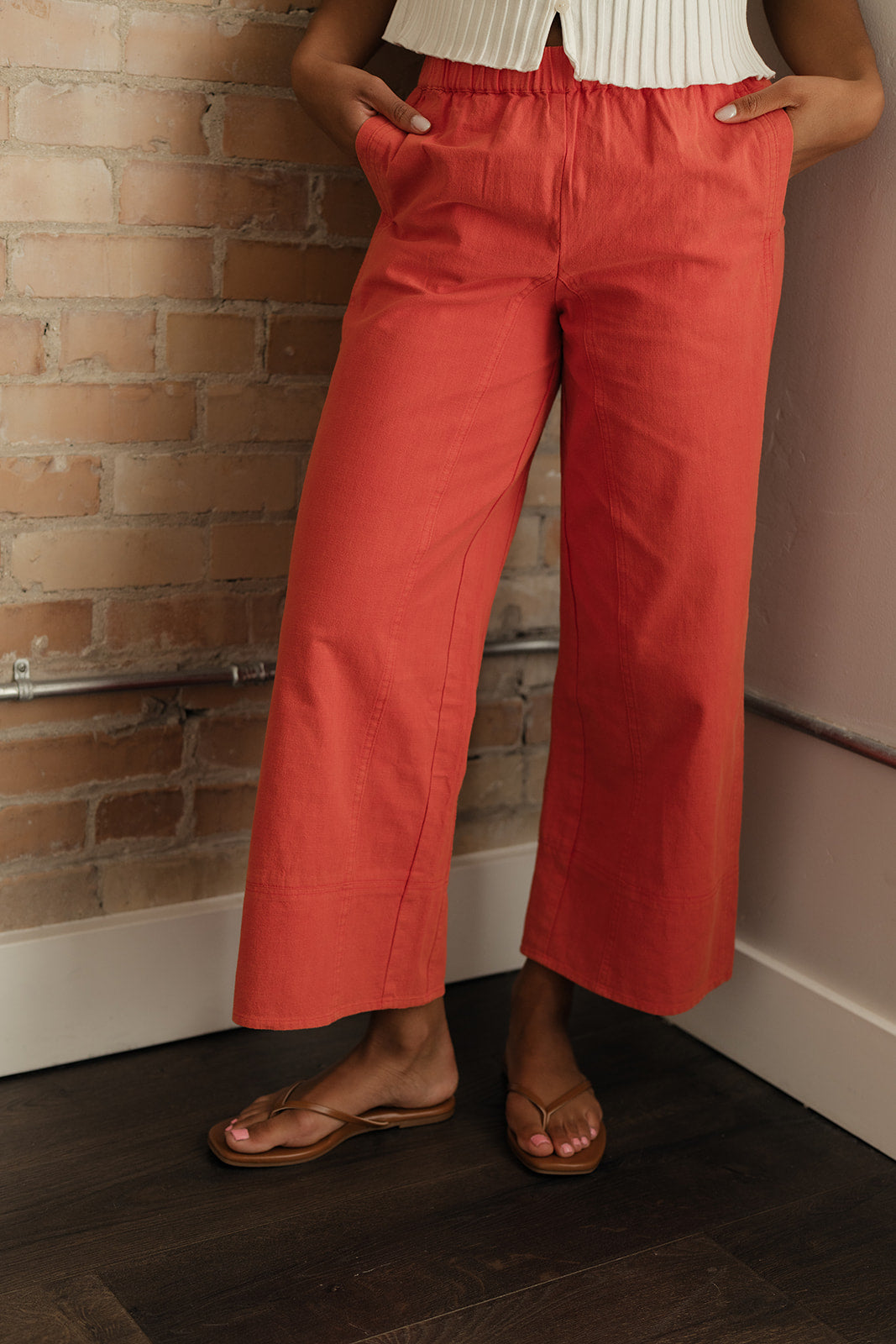 Cherry Pop Wide Leg Pants