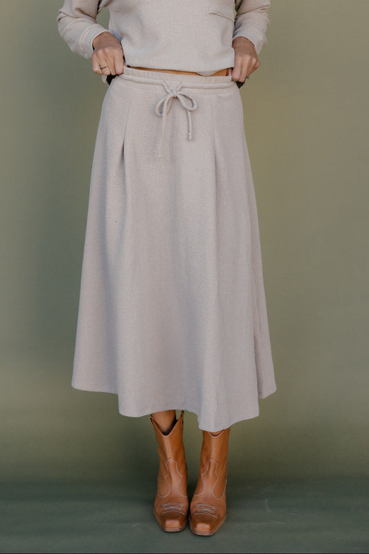 Morning Latte Maxi Skirt