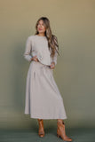 Morning Latte Maxi Skirt
